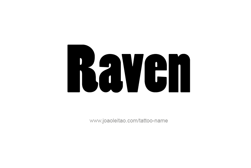 Tattoo Design Name Raven  