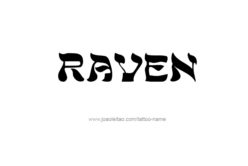 Tattoo Design Name Raven  