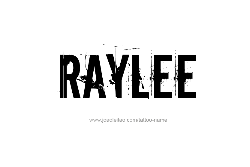 Tattoo Design Name Raylee  