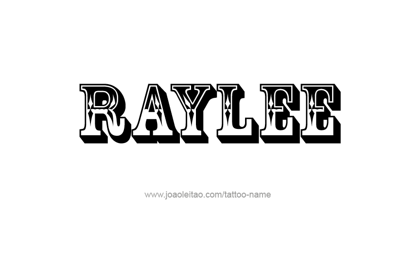 Tattoo Design Name Raylee  