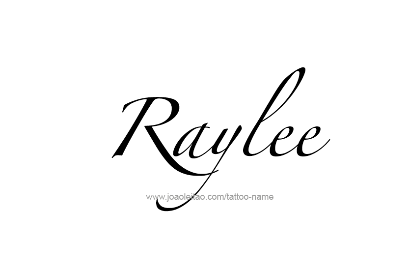 Tattoo Design Name Raylee  