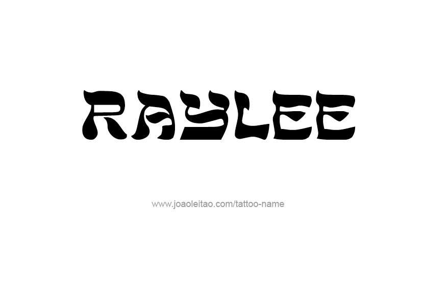 Tattoo Design Name Raylee  