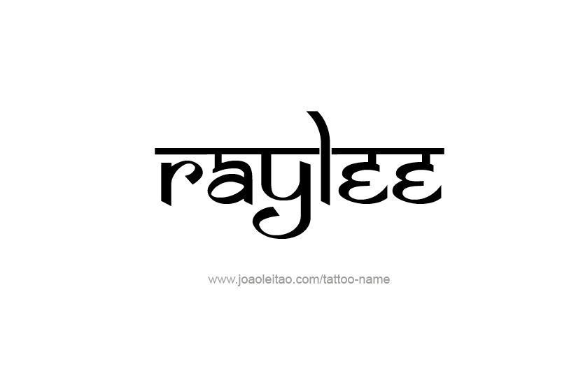 Tattoo Design Name Raylee  