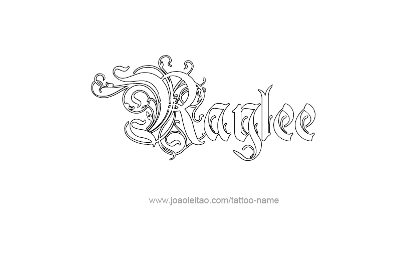 Tattoo Design Name Raylee  