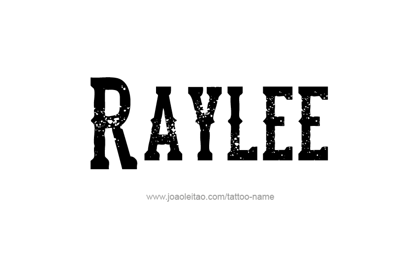 Tattoo Design Name Raylee  