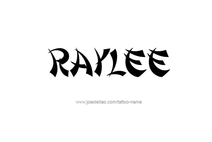 Tattoo Design Name Raylee