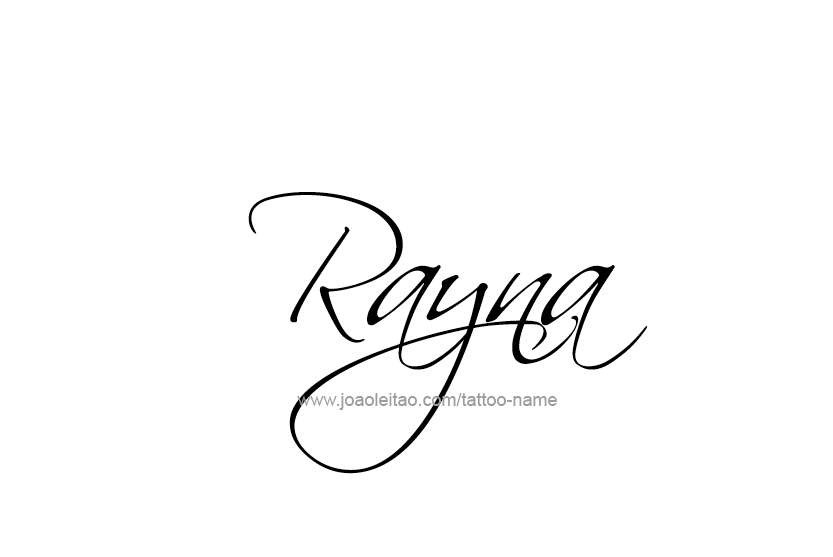 Tattoo Design Name Rayna  