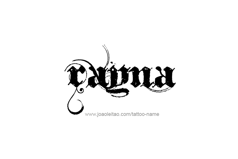 Tattoo Design Name Rayna  