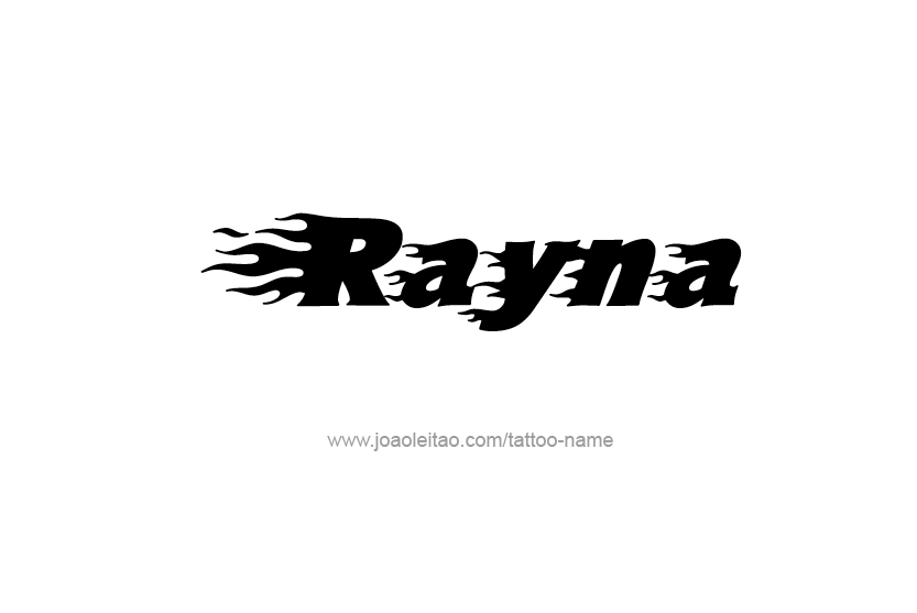 Tattoo Design Name Rayna  