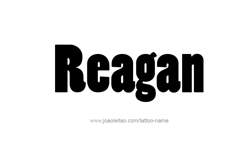 Tattoo Design Name Reagan  