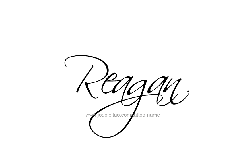 Tattoo Design Name Reagan  