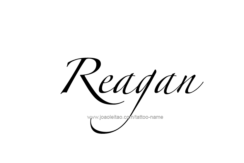 Tattoo Design Name Reagan  