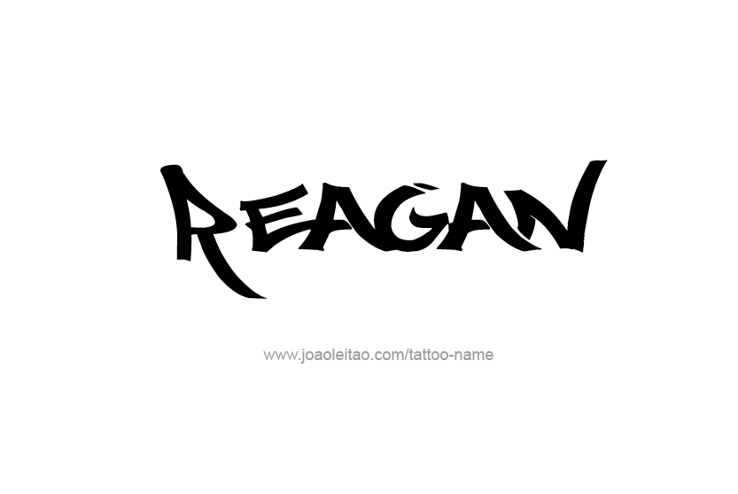 Tattoo Design Name Reagan  