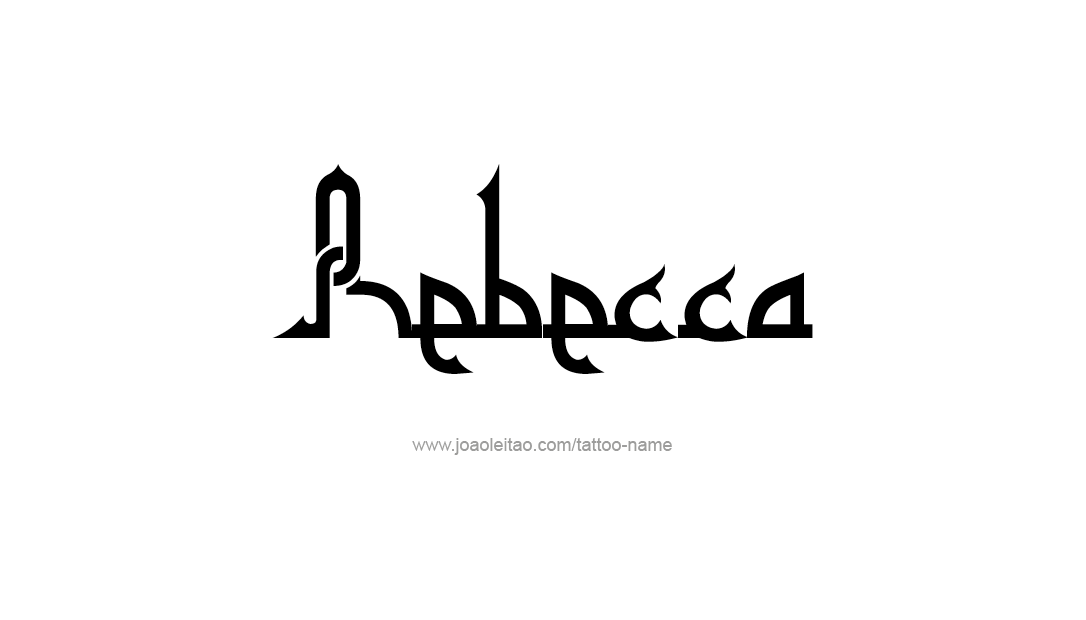 Tattoo Design Name Rebecca  