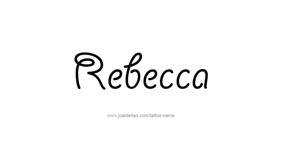 Tattoo Design Name Rebecca  