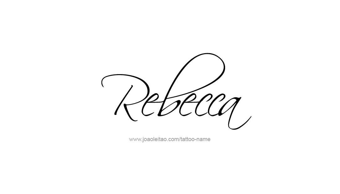 Tattoo Design Name Rebecca  