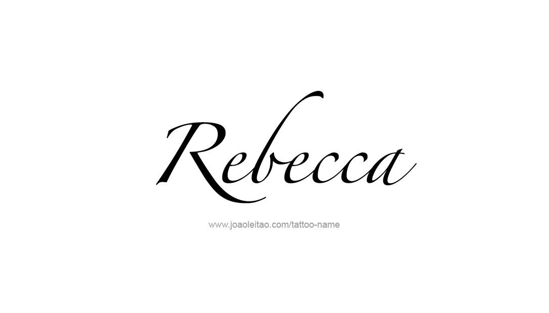 Tattoo Design Name Rebecca  