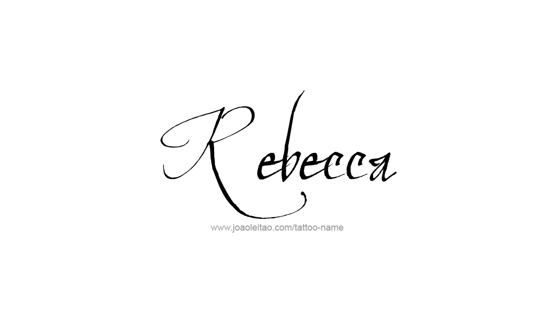 Tattoo Design Name Rebecca  