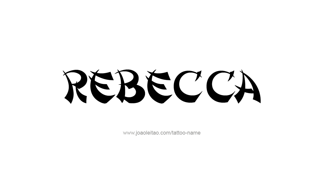 Tattoo Design Name Rebecca