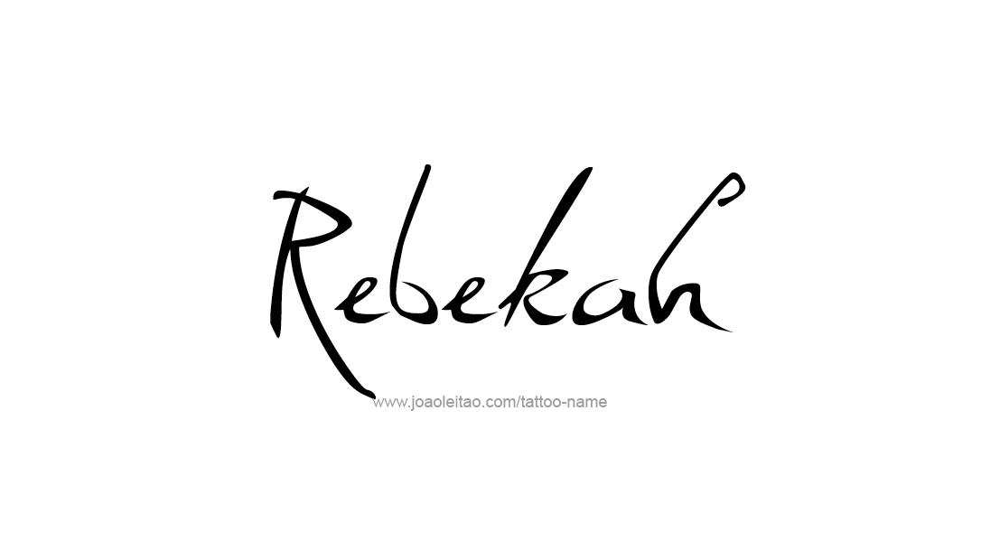 Tattoo Design Name Rebekah  