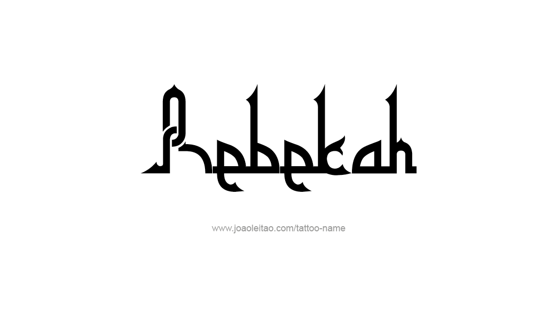 Tattoo Design Name Rebekah  