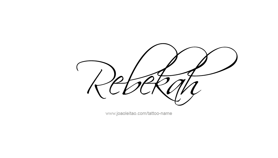 Tattoo Design Name Rebekah  