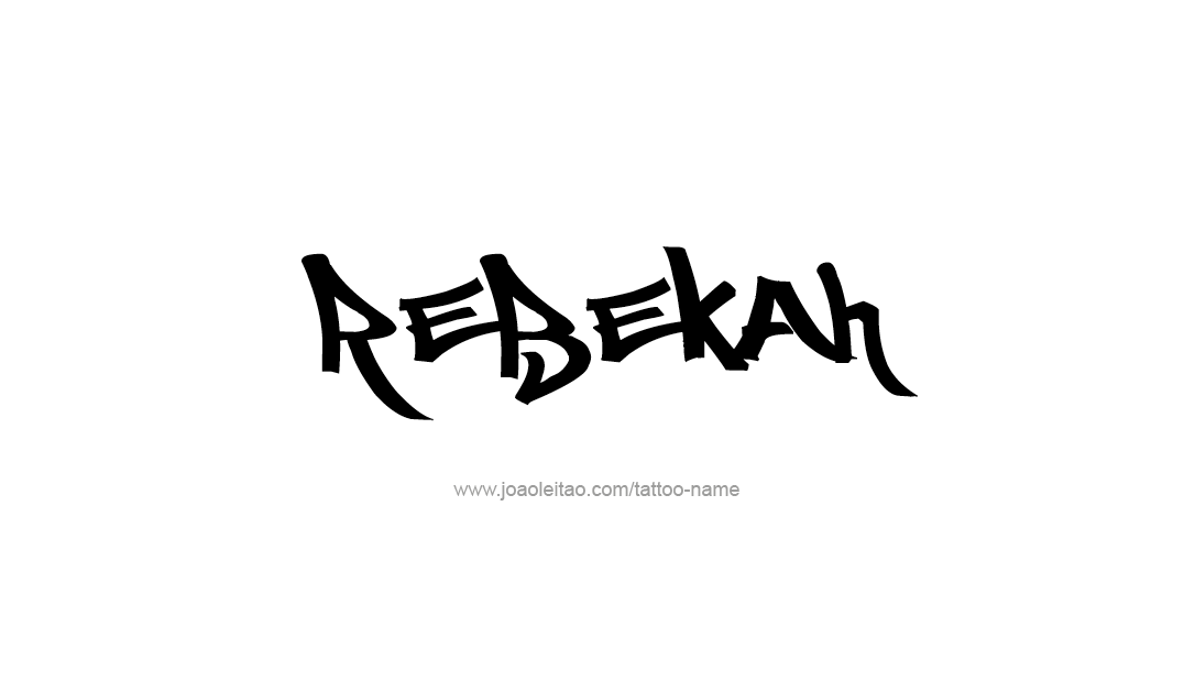 Tattoo Design Name Rebekah  