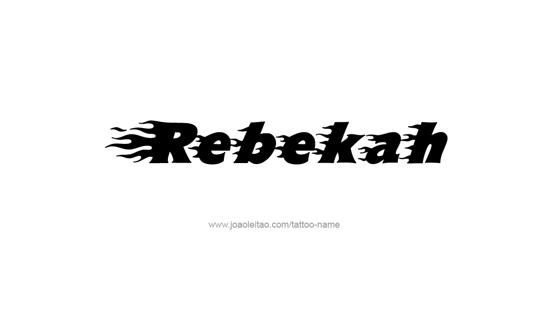 Tattoo Design Name Rebekah  