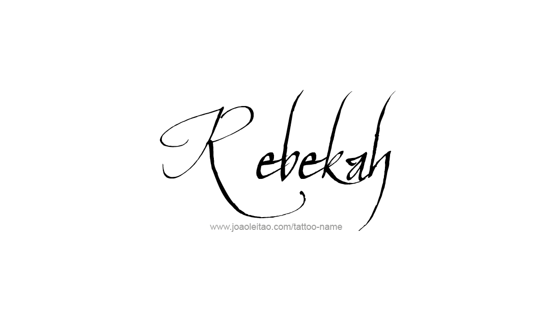 Tattoo Design Name Rebekah  