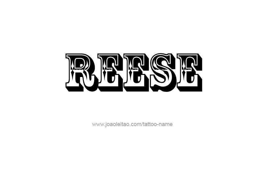 Tattoo Design Name Reese  