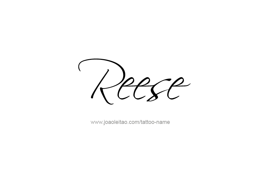 Tattoo Design Name Reese  