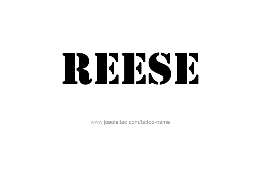 Tattoo Design Name Reese  