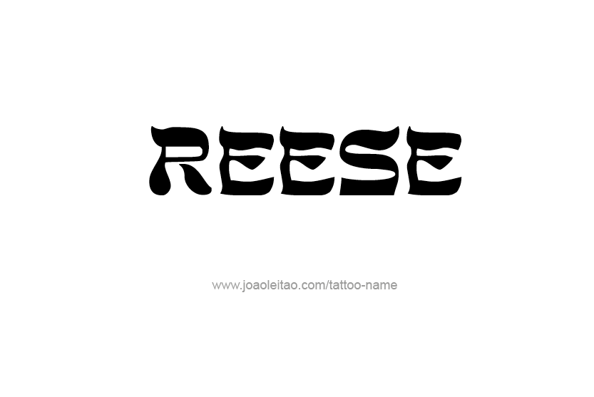 Tattoo Design Name Reese  