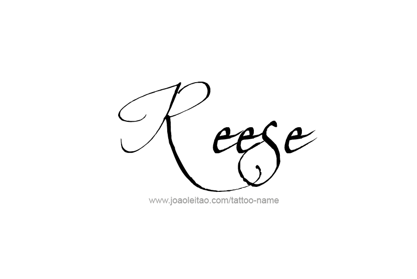 Tattoo Design Name Reese  