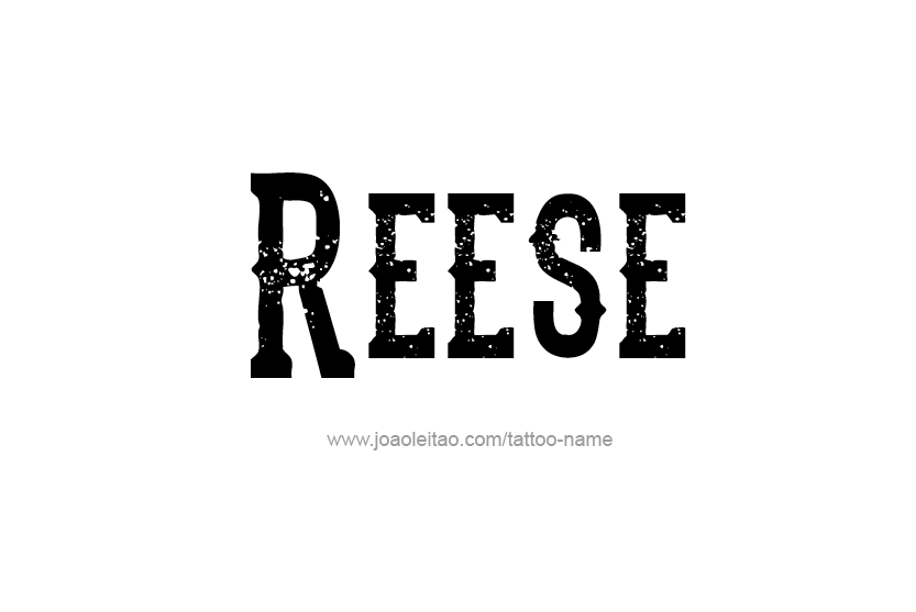 Tattoo Design Name Reese  