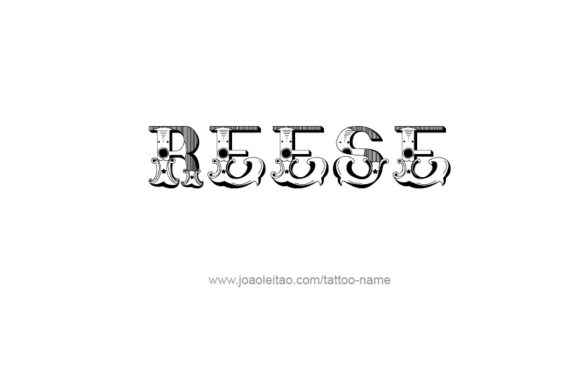 Tattoo Design Name Reese  