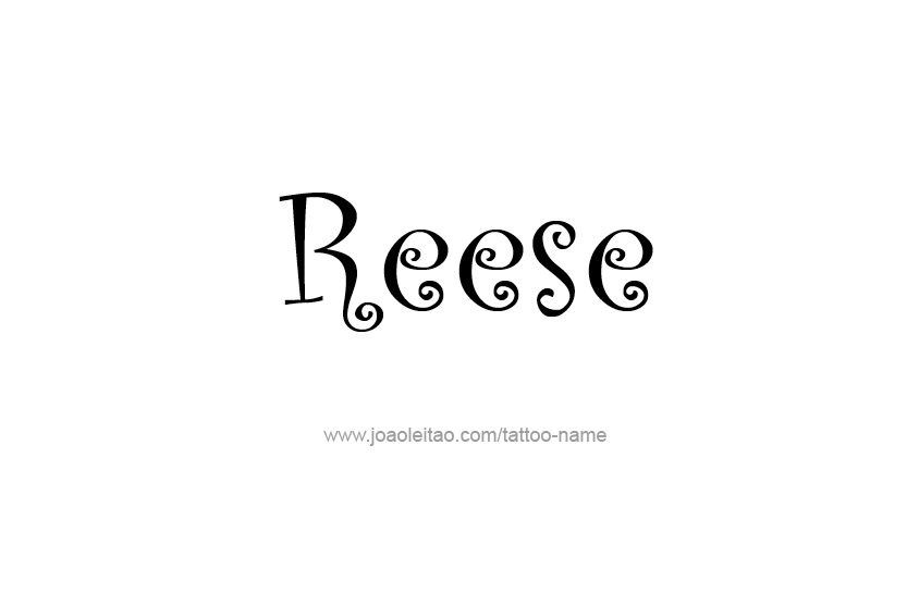 Tattoo Design Name Reese  