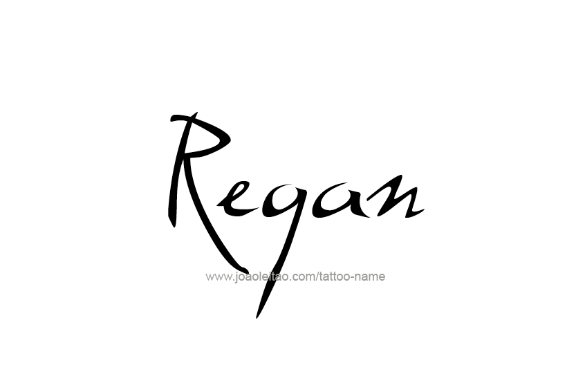 Tattoo Design Name Regan  