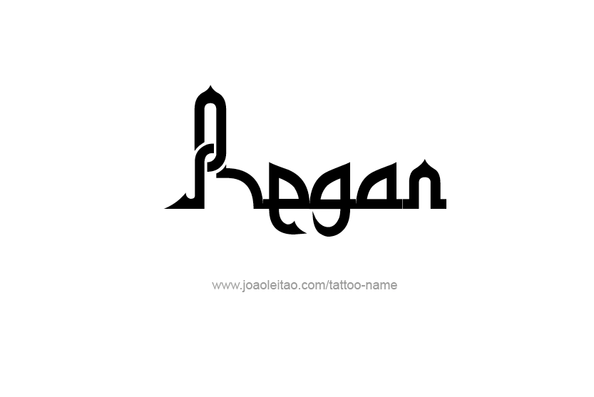 Tattoo Design Name Regan  