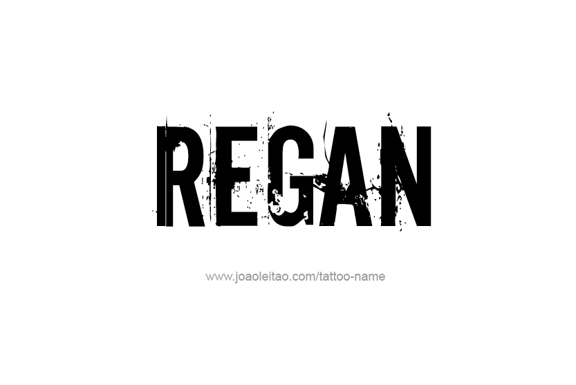 Tattoo Design Name Regan  