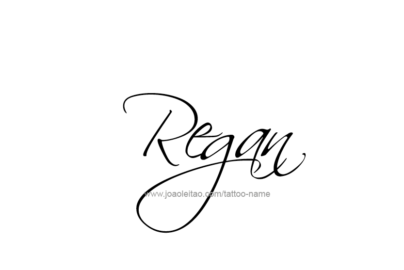 Tattoo Design Name Regan  