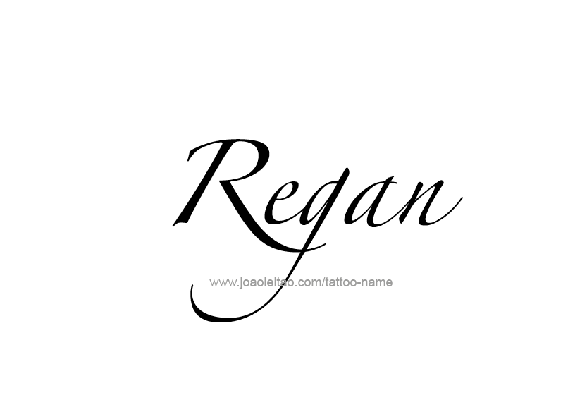 Tattoo Design Name Regan  