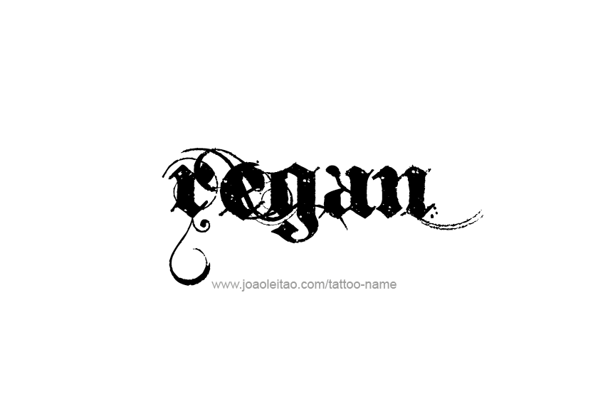 Tattoo Design Name Regan  