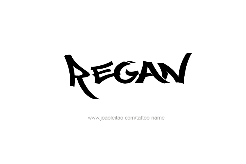 Tattoo Design Name Regan  