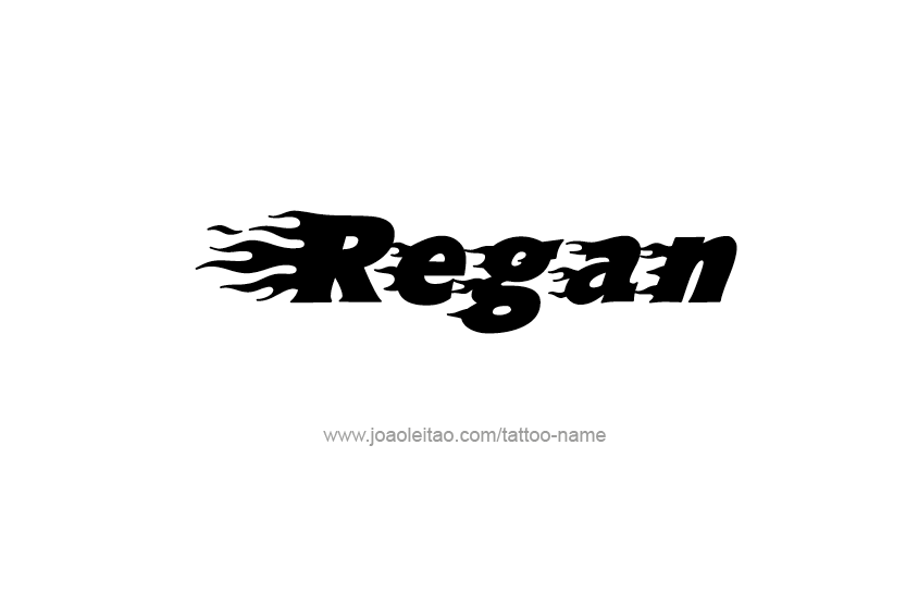 Tattoo Design Name Regan  