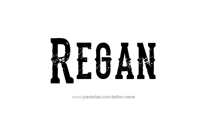 Tattoo Design Name Regan  