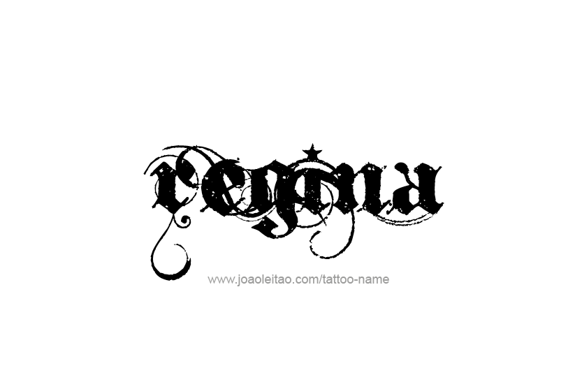 Tattoo Design Name Regina  