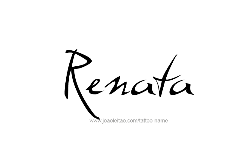 Tattoo Design Name Renata  