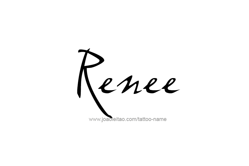 Tattoo Design Name Renee  