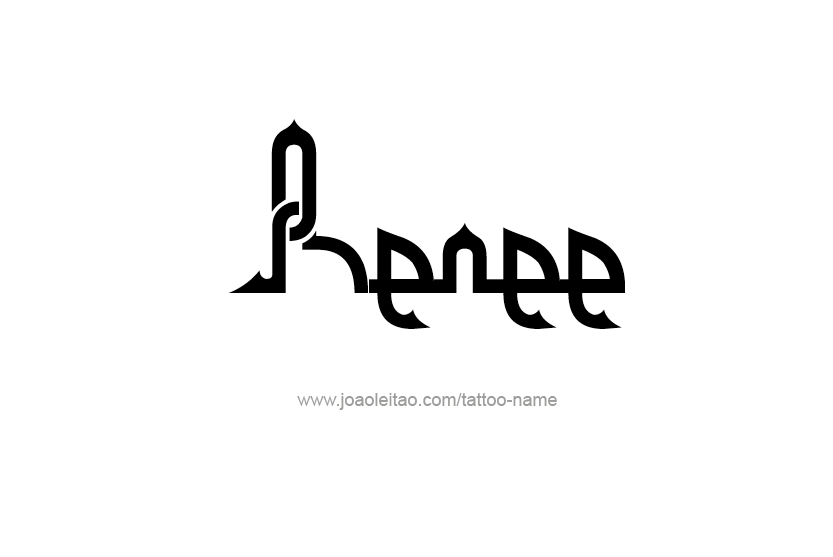 Tattoo Design Name Renee  